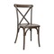 Flash Furniture HERCULES Commercial Dark Brown Indoor/Outdoor Wood Look Resin Cross Back Chair L-9-M2-DKBRN-GG - alternate 7